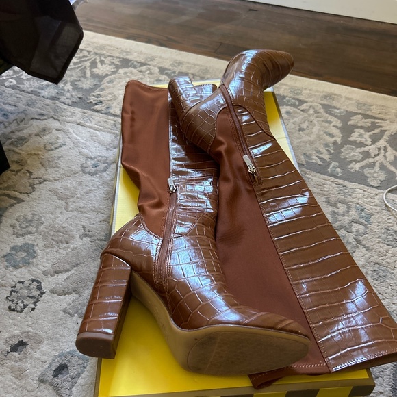 Croc effect boots - Picture 1 of 10